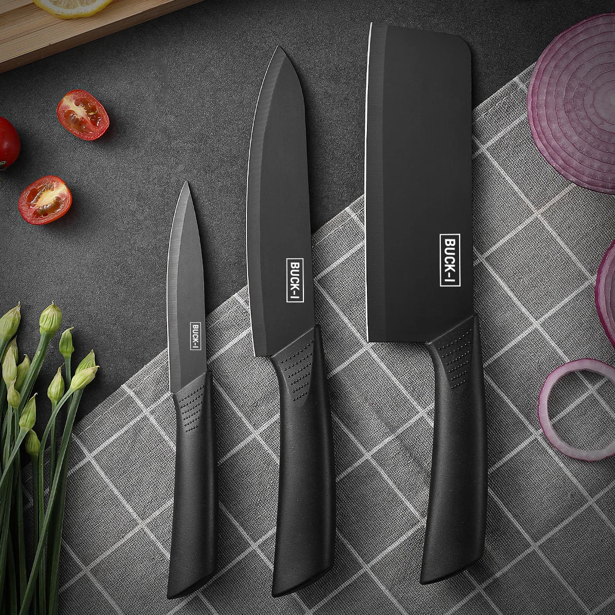 Culinova® Black Knife Set